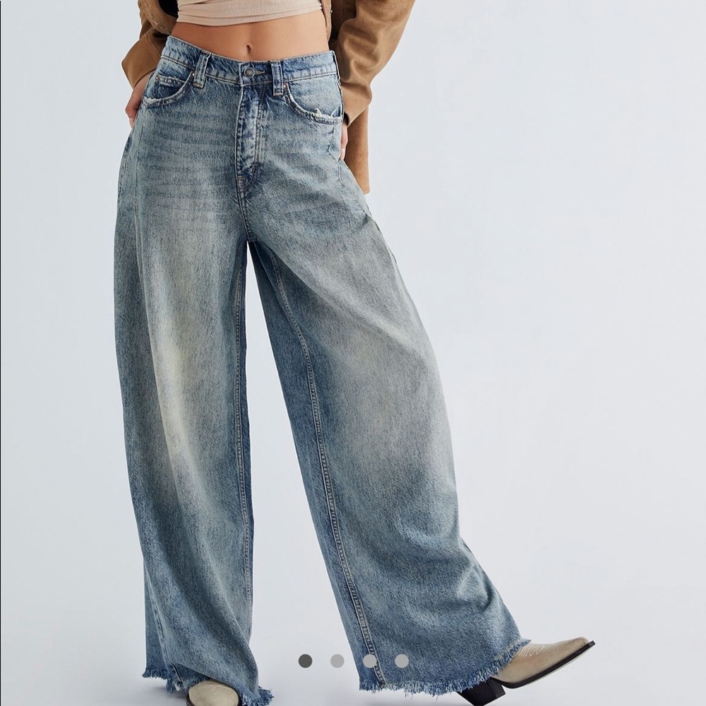 We the Free Old West Slouchy Jeans- Dirt Road Blue